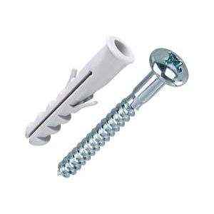 Parafuso phillips com bucha 8mm cabeça panela com 05 unidades - bemfixa