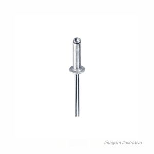 Rebite de alumínio 4x10mm com 15 unidades - bemfixa