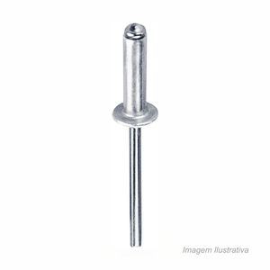 Rebite de alumínio 3,2x10mm com 20 unidades - bemfixa
