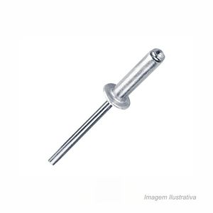 Rebite de alumínio 3,2x8mm com 20 unidades - bemfixa