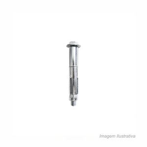 Chumbador metálico com prolongador de 5/16x3.1/4" com 02 unidades - bemfixa