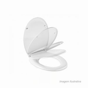 Assento convencional soft close branco - tigre