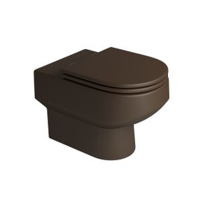 Bacia convencional fosco carrara 60x40cm marrom deca /ref. p.60.22