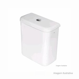 Bacia acoplada polido carrara/nuova 39x36,5cm branco deca /ref. cd.11f.17