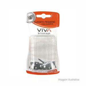 Gancho redondo para quadro pequeno 17x20mm com 02 unidades - bemfixa