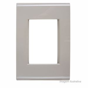 Espelho com 3 módulos lizcor fendi 2x4 - tramontina