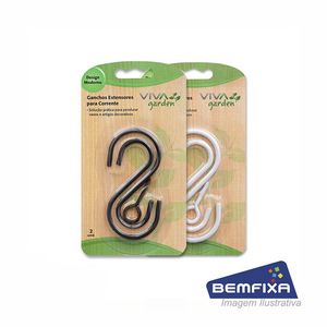 Gancho extensor para corrente preto - bemfixa