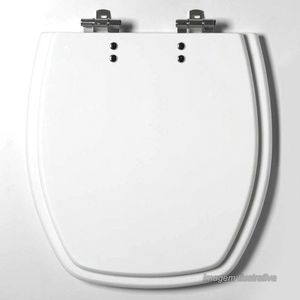 Assento sanitário thema em mdf laqueado branco - tomdo