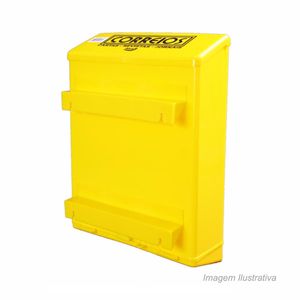 Porta carta master para grade amarelo - goma