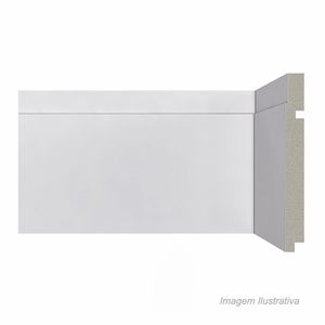 Rodapé de poliestireno r.502 150x16mm com 2,4mts branco - santa luzia