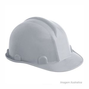 Capacete de segurança com aba frontal cinza - vonder