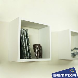 Nicho cubo fácil de 25x25cm branco - bemfixa
