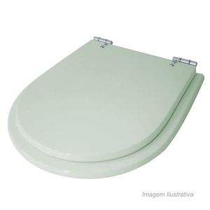 Assento sanitário calypso em mdf laqueado verde água - tomdo