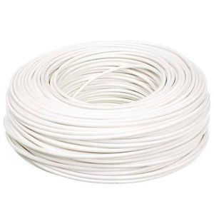 Cabo flexível 10mm rolo com 100mts 400/750v branco sil / ref.10mm