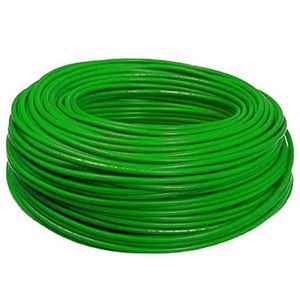 Cabo flexível 10mm rolo com 100mts 400/750v verde sil / ref.10mm