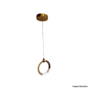 Pendente mercurio 9w gold gmn /ref:p-mercurio-gold.