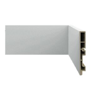 Rodape 105x15mm r10 liso smart branco 2.4mts