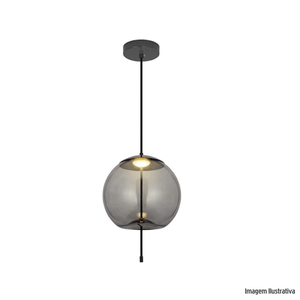 Pendente Quartzo Fume 5W - GMHTRADE / Ref. P-QUARTZO-FUME