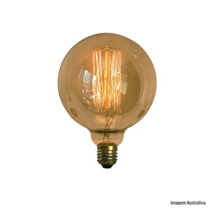 LAMPADA ILUMATEL FILAMENTO SQUIRREL CAGE G125 60W 110V GMH /REF:Ilum-G125-SC-60W-110V.