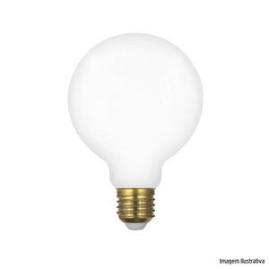 Lampada filamento led g95 4w bivolt leitosa gmh /ref:lg95l-4w.