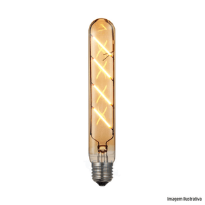 Lampada filamento led t30*185 leaf 4w bivolt gmh /ref:lt30*185-l-4w.