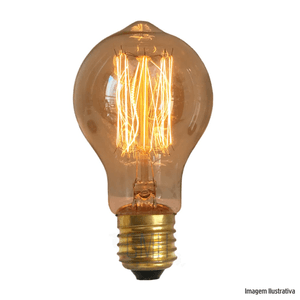 Lampada resistente carbono a19 squirrel cage 40w 110v gmh /ref:a19-sc-40w-110v.