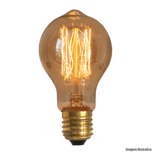 Lampada resistente carbono a19 squirrel cage 40w 220v gmh /ref:a19-sc-40w-220v.