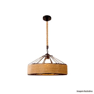 Pendente trapiche 50cm preto gmh /ref.p-trapiche-50-preto