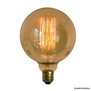 Lampada resistencia carbono g125 squirrel cage 40w 220v gmh /ref:g125-sc-40w-220v.