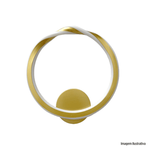 Plafon antares 40w 30cm gold gmh /ref.pl-antares-30-gold
