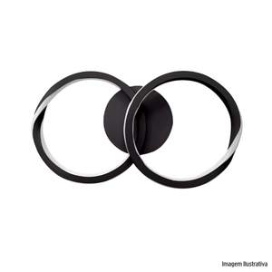 Plafon antares 70w 50 preto gmh /ref.pl-antares-50-preto