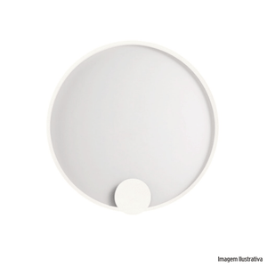 Plafon polaris 33w 50cm branco gmh /ref.pl-polaris-50-branco