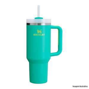 Copo térmico quencher com tampa stanley tropical teal 1,18l stanley /ref: