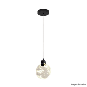 Pendente black moon 3w gmh /ref:p-black-moon.