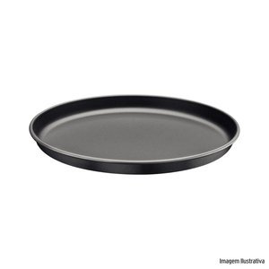 Assadeira para pizza brasil grafite de aluminio 35cm  tramontina /ref:20058035.