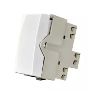 Módulo interruptor paralelo sleek branco margirius