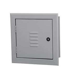 Caixa para telefone de aço para embutir 80x80cm - ferragens jordão