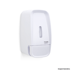 Dispenser para sabonete liquido invoq branco 800ml premisse kfline /ref:340161-1.