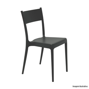 Cadeira diana eco preto tramontina /ref:92030/409.