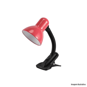 Luminaria mini clip vermelho gmh /ref:l-mc-vermelho.