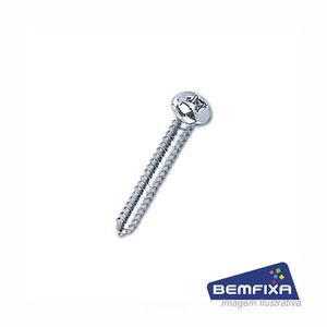 Parafuso atarraxante cabeça panela de fenda phillips 4,8x50mm com 10 unidades - bemfixa