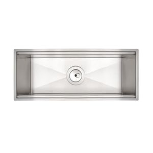 Canal organizador em aço inox para sobrepor 45x18cm - tramontina