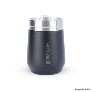 Copo térmico everyday 296ml matte black stanley /ref:08110-00.