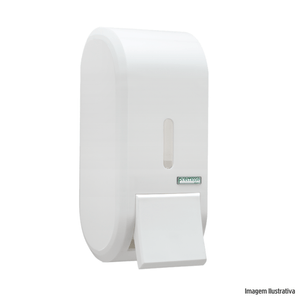 Dispenser urban para sabonete espuma 400ml branco premisse /ref:340052-1.