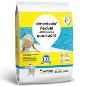 Argamassa aciii interno e externo branca 20kg quartzolit