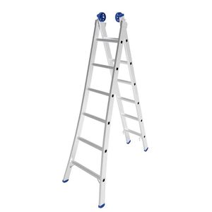 Escada de alumínio extensiva 2x6  mor