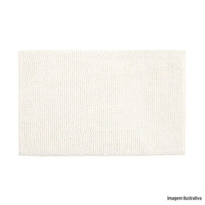 Tapete joy branco 50x70cm  kapazi