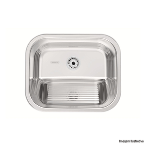 Tanque inox polido de encaixe 50x40 30litros tramontina /ref:94400/407.