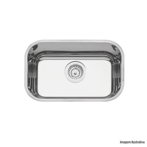 Cuba de embutir lavinia inox 47x30 tramontina /ref:94022202.