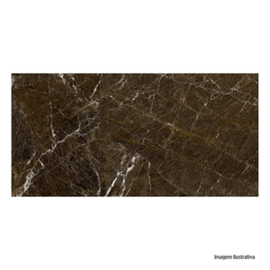 Porcelanato elegant brown polido 61x120 damme /ref:pr12122.